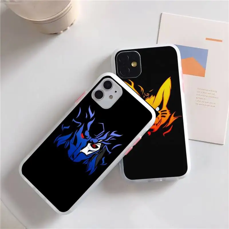 

Namikaze Uzumaki-Narutos Phone Case For iphone 13 12 11 xr xs x 7 8 pro max Plain Soft TPU Silicone Clear Case Cover
