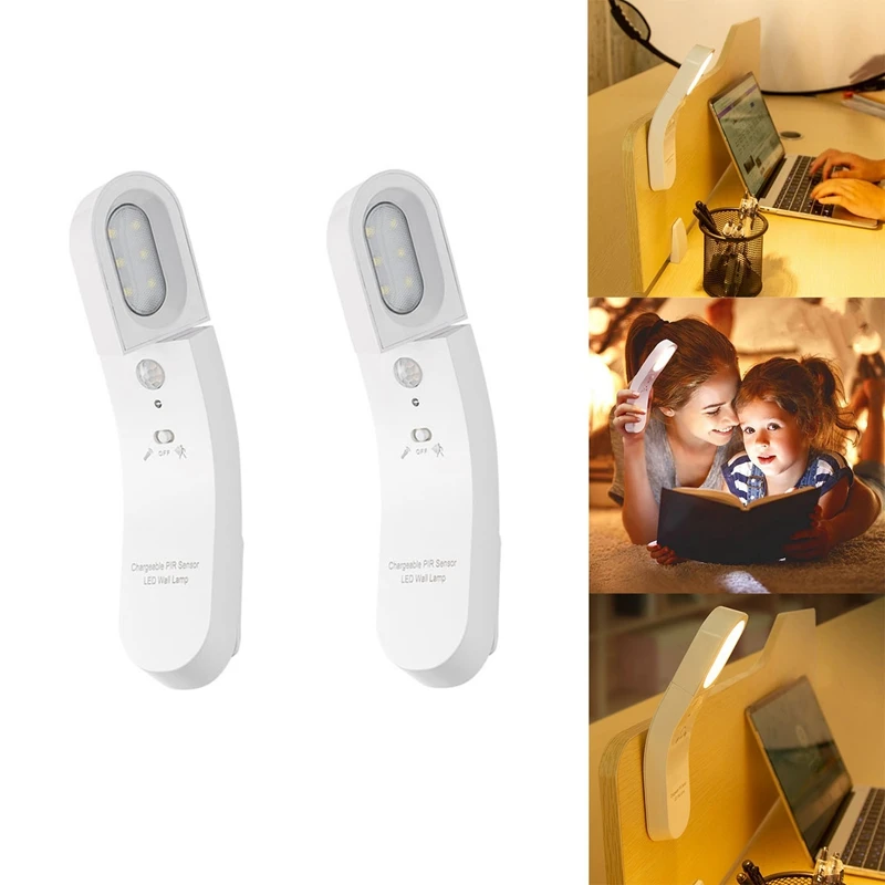 

PIR LED Motion Sensor Light Y-Shape Aisle Light Bedside Emergency Night Light Closet Wardrobe Stairs 1W USB