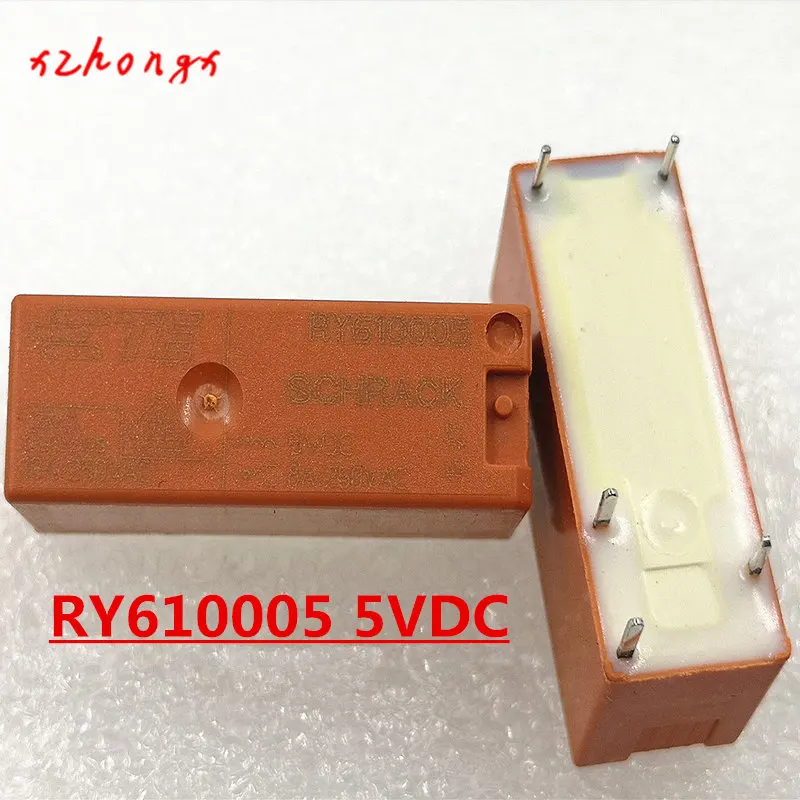 RY610005 5VDC RY610012 12VDC RY610024 24VDC 8A/250VAC 5PINS Мощность реле
