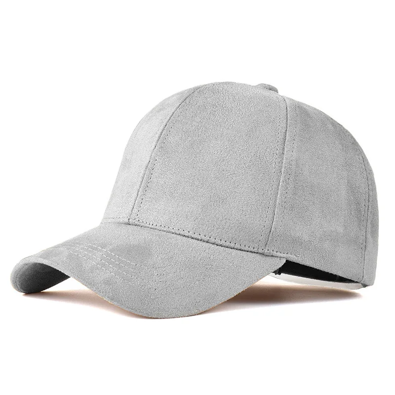 

2021 модный бренд Snapback бейсболка женская кепка горра уличные хип-хоп кепки замшевые шляпы для женщин Черная Серая бейсболка