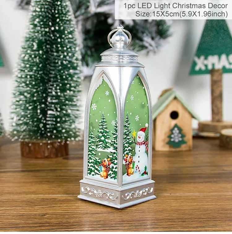 Christmas Light Украшения со светодиодами Рождество свет Рождественские украшения для украшения дома рождественские аксессуары Navidad счастливый год - Цвет: Christmas Light