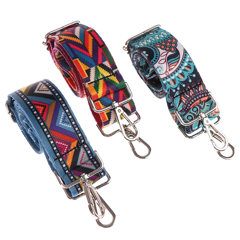 Nylon Replacement Wide Straps For Shoulder Handbag Crossbody Bags Women Colorful Fabric Shoulder Strap Lady Bag Accessories