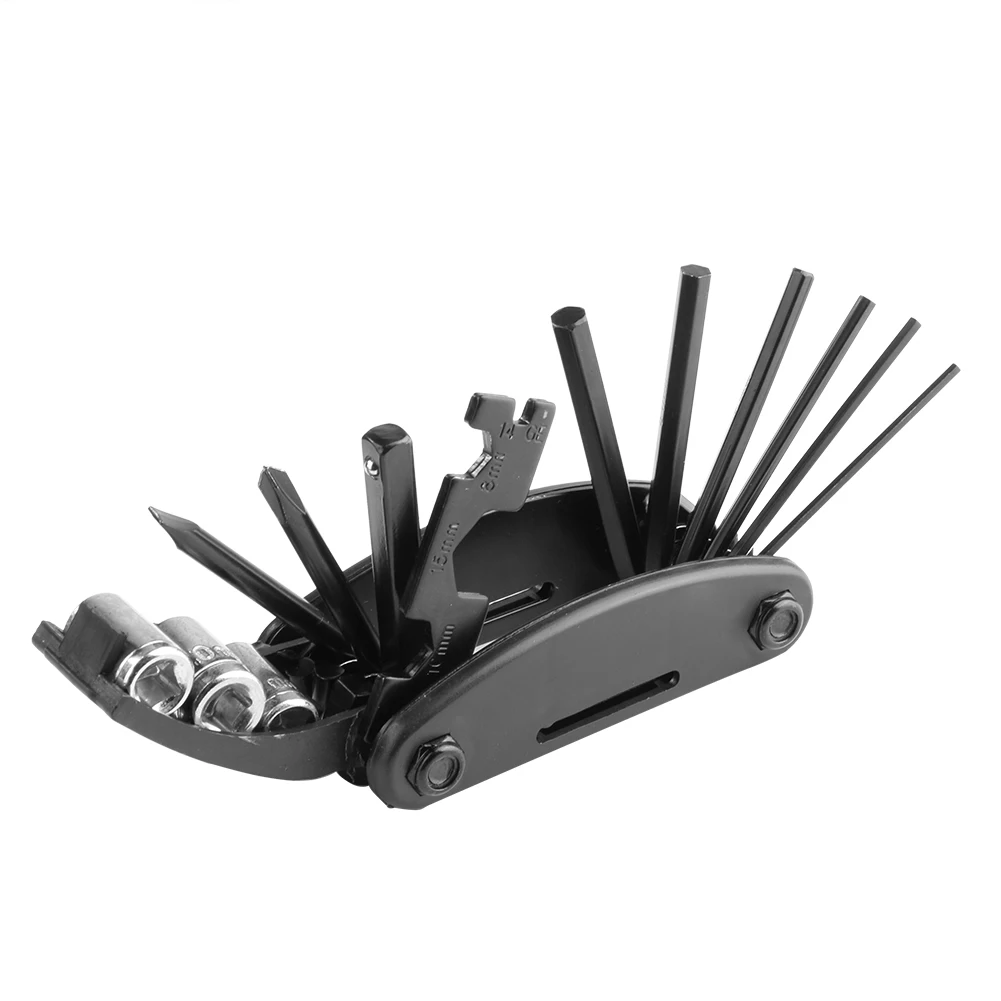 

16 в 1 Набор инструментов для ремонта велосипеда складной многофункциональный горный отвертка для велосипеда шестигранный ключ, дюймовый ст...