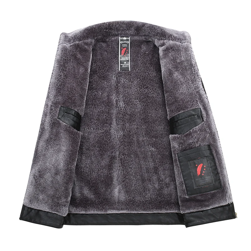 8XL 6X зимняя Роскошная брендовая куртка из натуральной кожи для мужчин, стиль, роскошный воротник с лацканами, мужские кожаные костюмы для мужчин, куртка из овчины