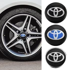 4 шт., металлические наклейки на ступицу колеса Toyota Yaris Corolla Prius Auris CHR Land Cruiser RAV4 Camry Avalon