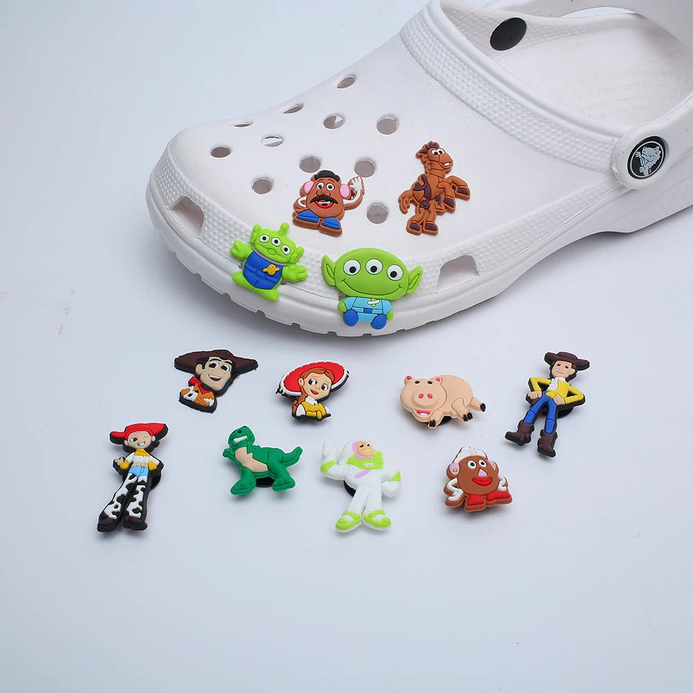 

Novelty Sale 12pcs PVC Shoe Charms,Shoe Buckles Accessories Fit Bands Bracelets Croc JIBZ,Kids Party X-mas Gift