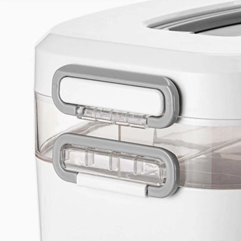 

Large Capacity 2 Layers Medicine Storage Box Organizer Family Emergency Case New 2021