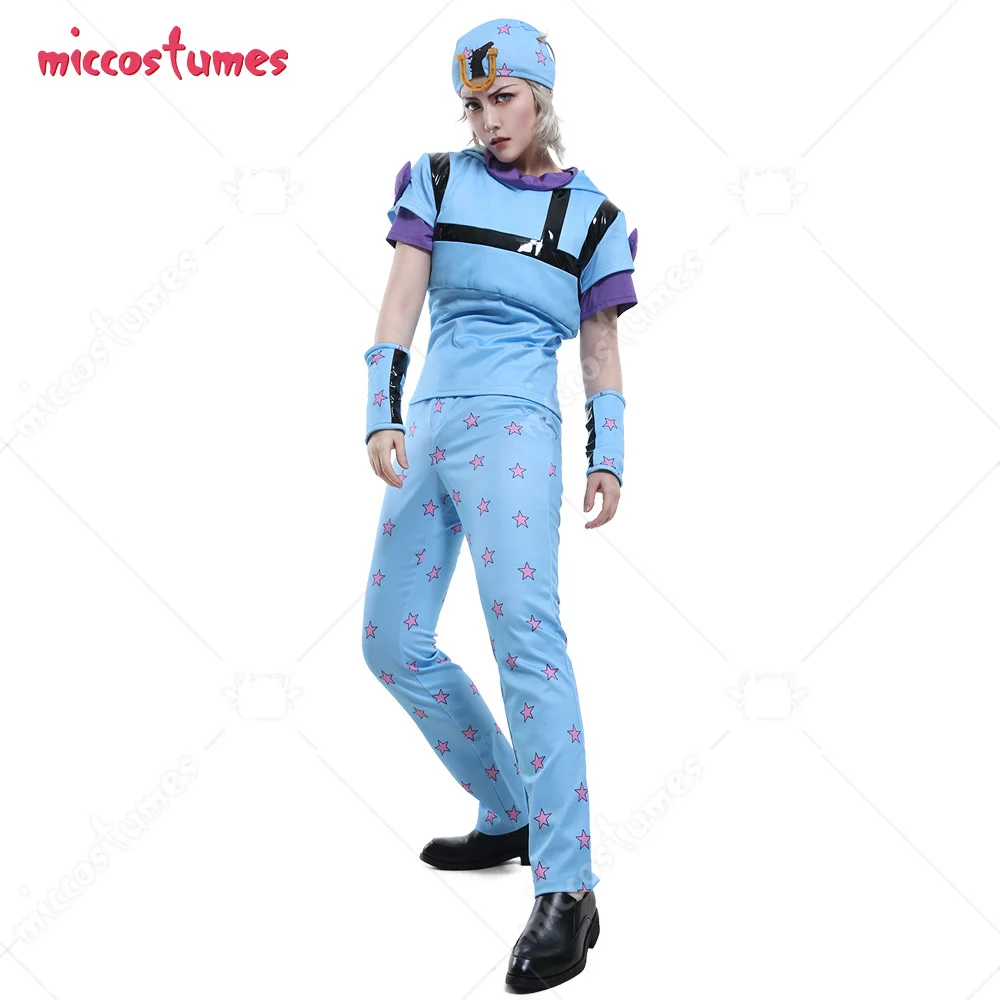 Костюм для косплея с капюшоном Джонни джодстар 7 стальных шариков | Тематическая