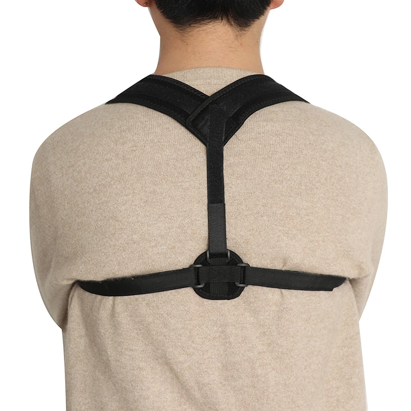 

Back Care Posture Corrector Shoulder Support Strap Adjustable Clavicle Brace Improve Sit Walk Prevent Slouching Women Men