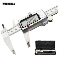 150mm electronic digital vernier caliper measurement tool digital caliper 6 inch lcd stainless steel metal caliper micrometer