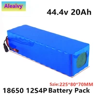 aleaivy 44 4v 12s4p 20ah 50 4v 18650 lithium battery pack for ebike electric car bicycle scooter wheelbarrow with balance 30a b