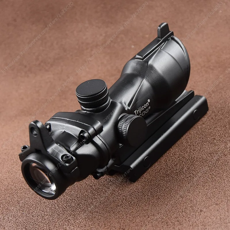 Тактический Trijicon ACOG Стиль 4x32 винтовочный прицел для 1913 Пикатинни Крепление