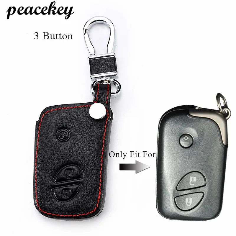 Чехол для автомобильных ключей из кожи Lexus smart key ES 300h 250 350 IS GS CT200h RX CT200 ES240 GX400 LX570