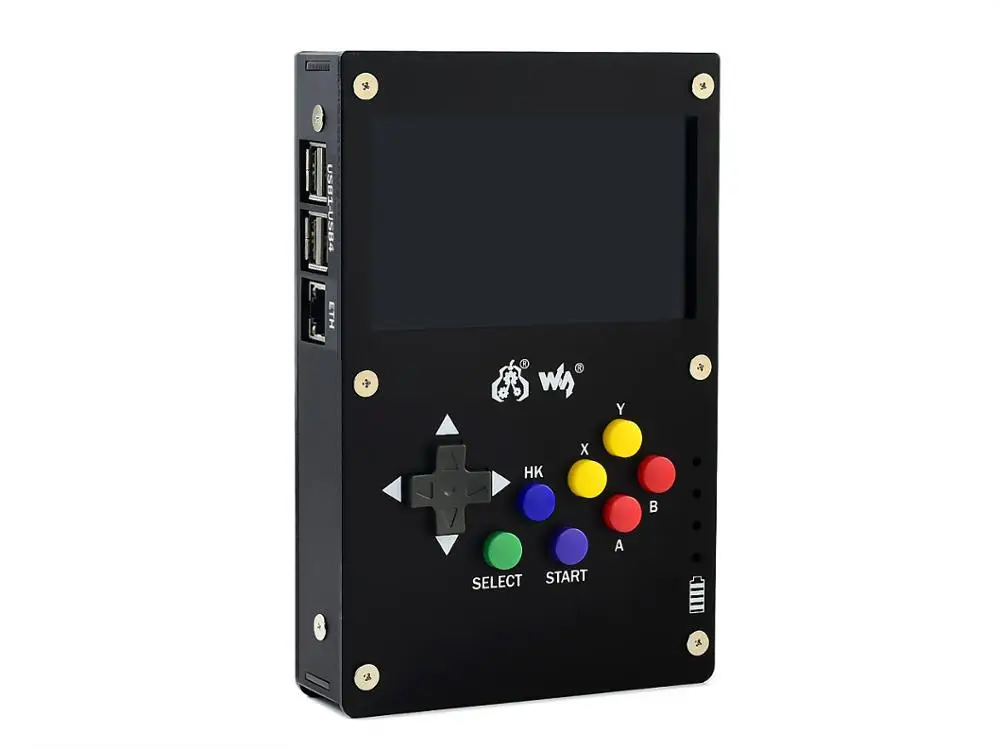 GamePi43-Pi4 Based on Pi with Pi4B-2GB 4.3inch IPS Display Portable Video Game Console | Компьютеры и офис