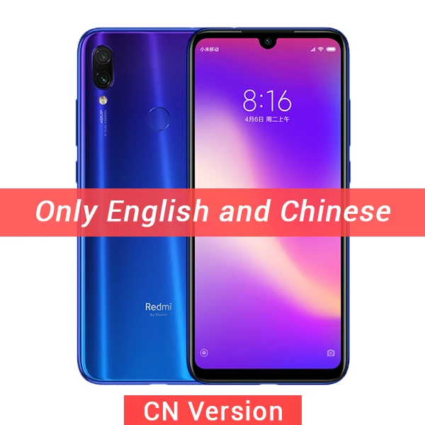 China ROM Blue Смартфон Xiaomi Redmi Note 7 Pro с глобальной прошивкой, 6 ГБ, 128 ГБ, Note7 Pro, Snapdragon 675, 4000 мАч, 48мп, две камеры, 6,3 дюйма, 18 Вт, быстрое зарядное устройство - Цвет: China ROM Blue