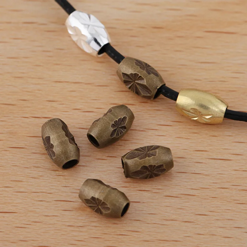 100 шт. овальные бусины 4 Х6 мм