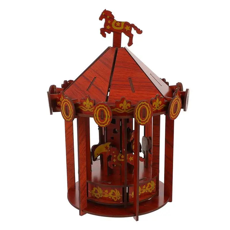 

1 шт., трехмерный пазл-карусель