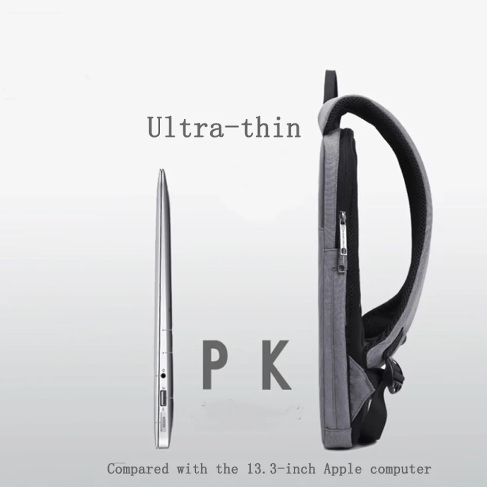 slim ultra light notebook 15 inch computer bag water repellent backpack mens ultra light business bag office work backpack free global shipping