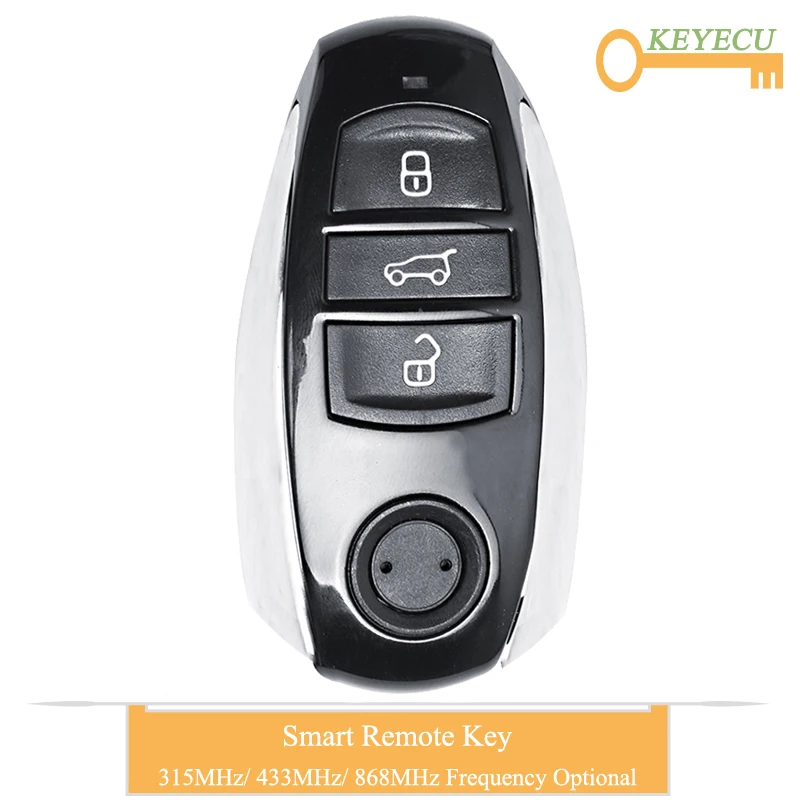 Автомобильный смарт ключ KEYECU с дистанционным управлением для Volkswagen Touareg 2011 2012 2014