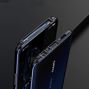 case for reno2 reno 2 deluxe bumper ultra thin aluminum bumper for oppo reno 2 2 film front rear free global shipping
