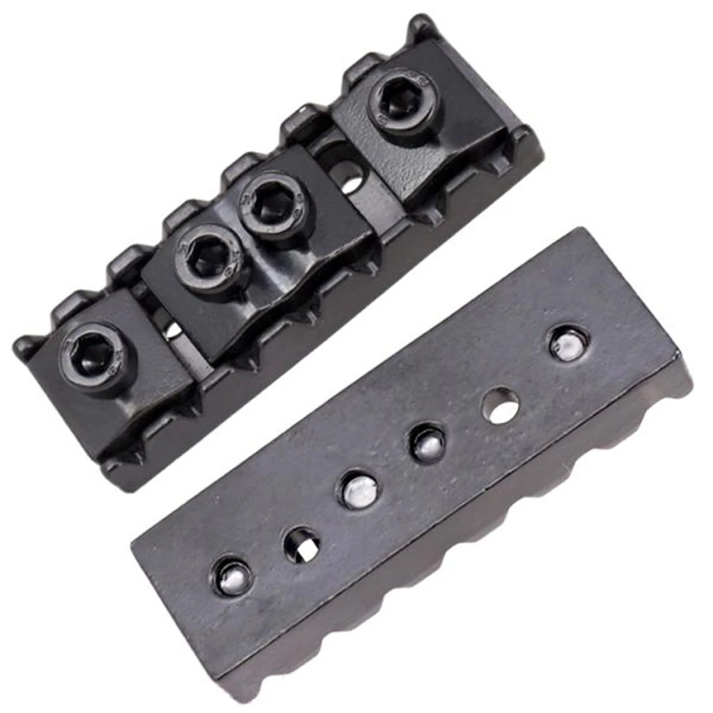 

Set of Professional Durable Guitar String Locking Nut with Wrench and Mounting Screws Tools for DIY Guitarist Musicians