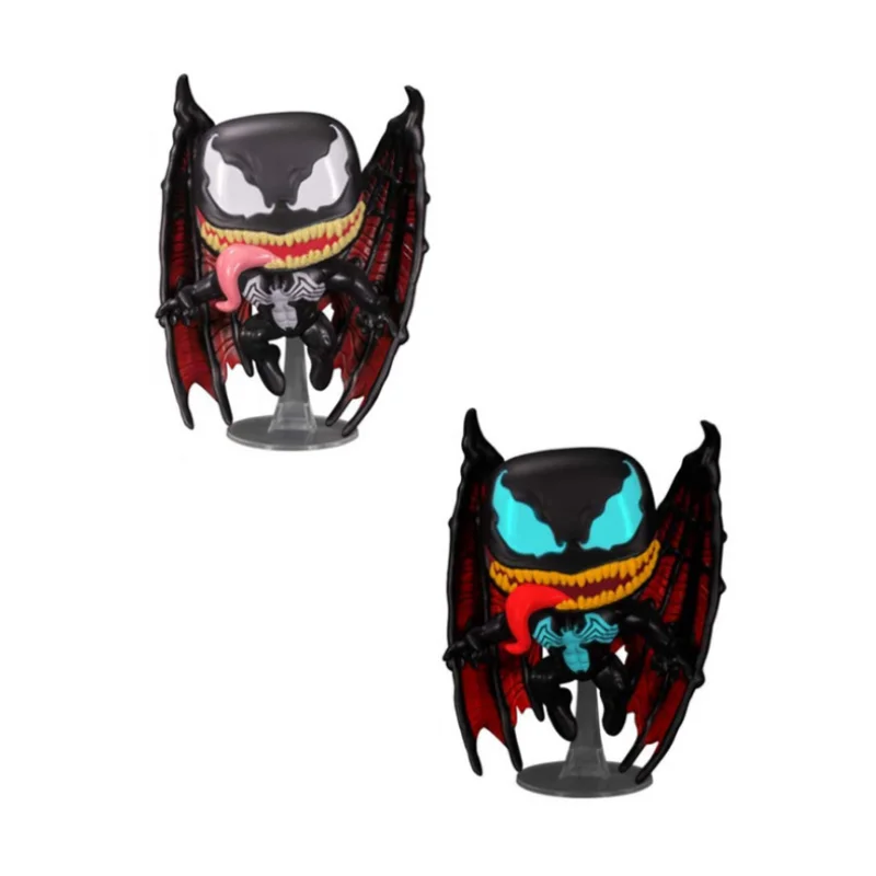 Figura de vinilo luminoso de juego con alas, juguete de colecci&oacute;n de 10cm, color negro claro, #749, 678-0