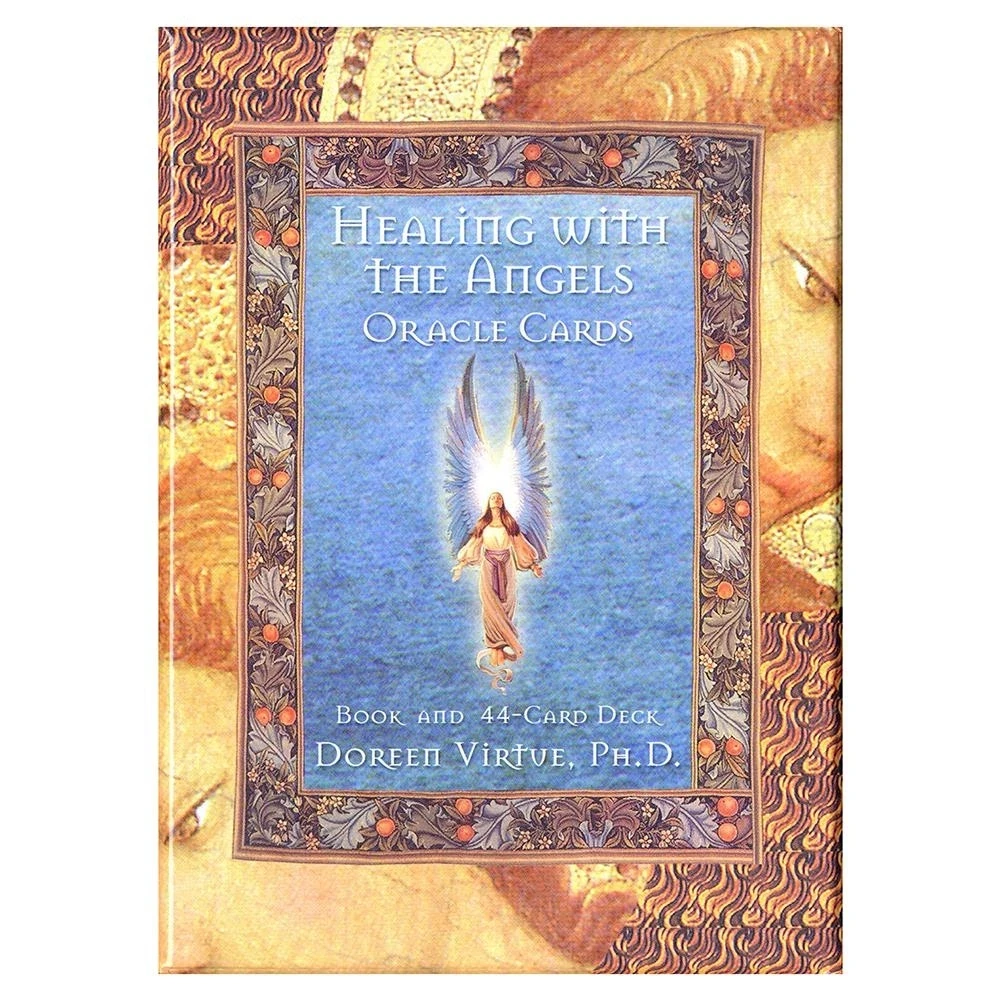 

44 Tarot Cards Healing with The Angels Oracle Cards Tarot Deck for Teen Fun Table Card Board Game Lovers Playing Card Games Gift