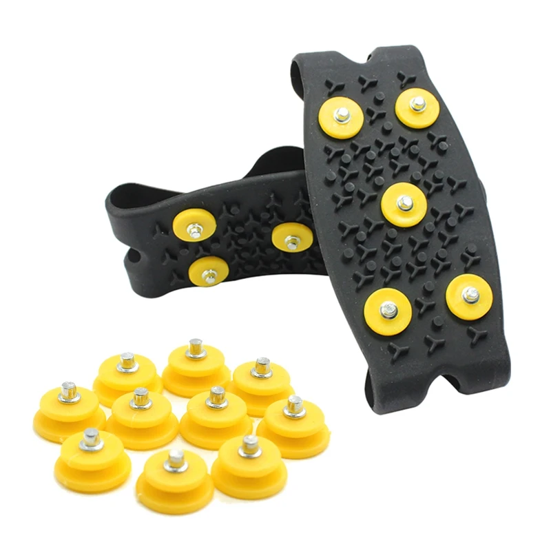 10 шт. ледяной захват противоскользящие шипы волшебный шип обувь для альпинизма