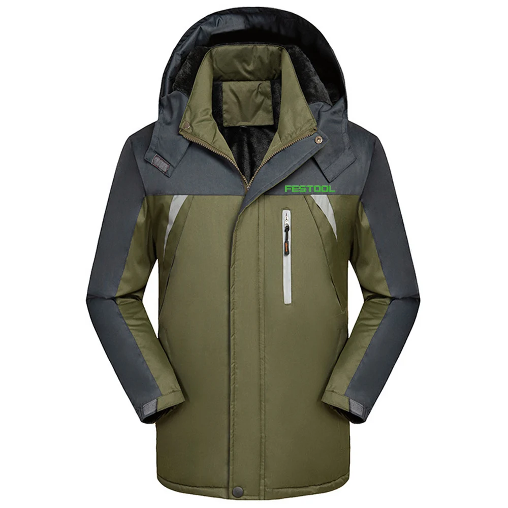 

Mountaineering clothes FESTOOL autumn and winter 2021 Men hoodie sweatshirt man'sCAN-AM BRP Logo printing fashion Cold protectio