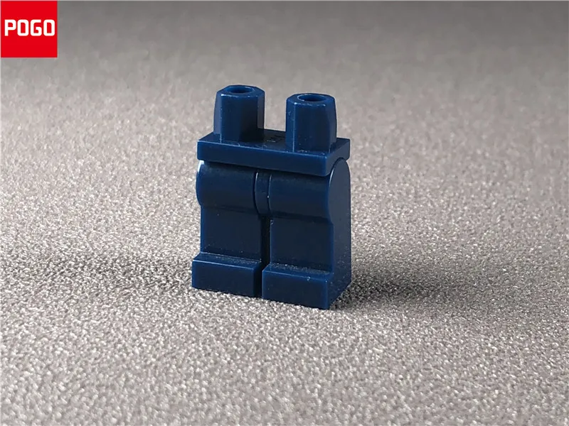 10 шт./лот кубики Moc hips модель фигурки Красочные Брюки DIY Развивающие строительные блоки мини куклы игрушки для детей Подарки - Цвет: dark blue Trousers