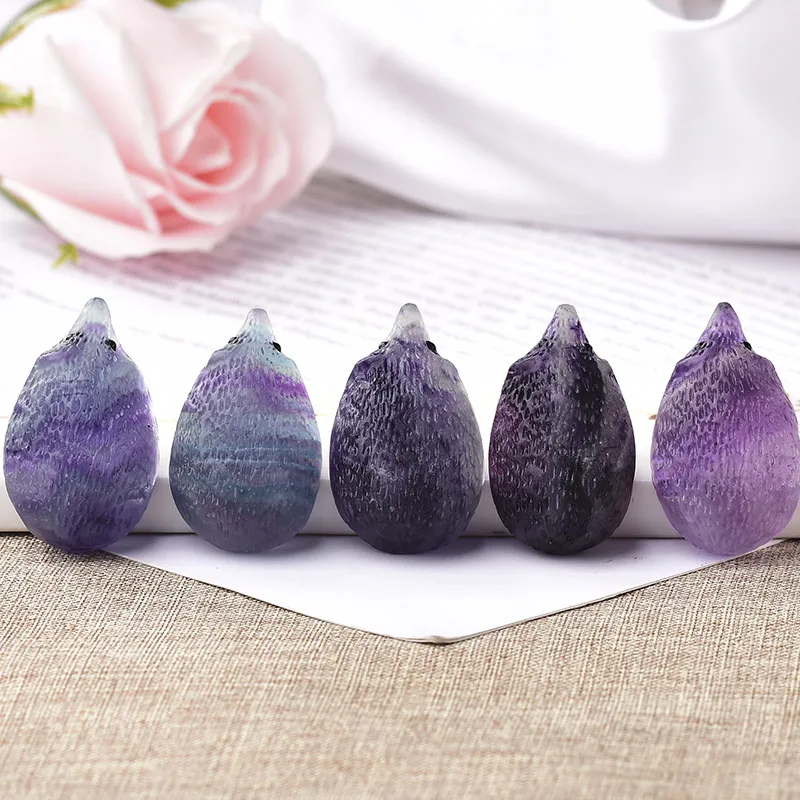 1 шт. натуральный кристалл кварца резьба Радуга Флюорит Ежик камень небольшой