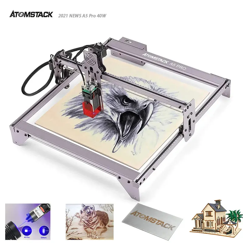 Лазерный гравировальный станок с ЧПУ 40 Вт 80 Вт| |