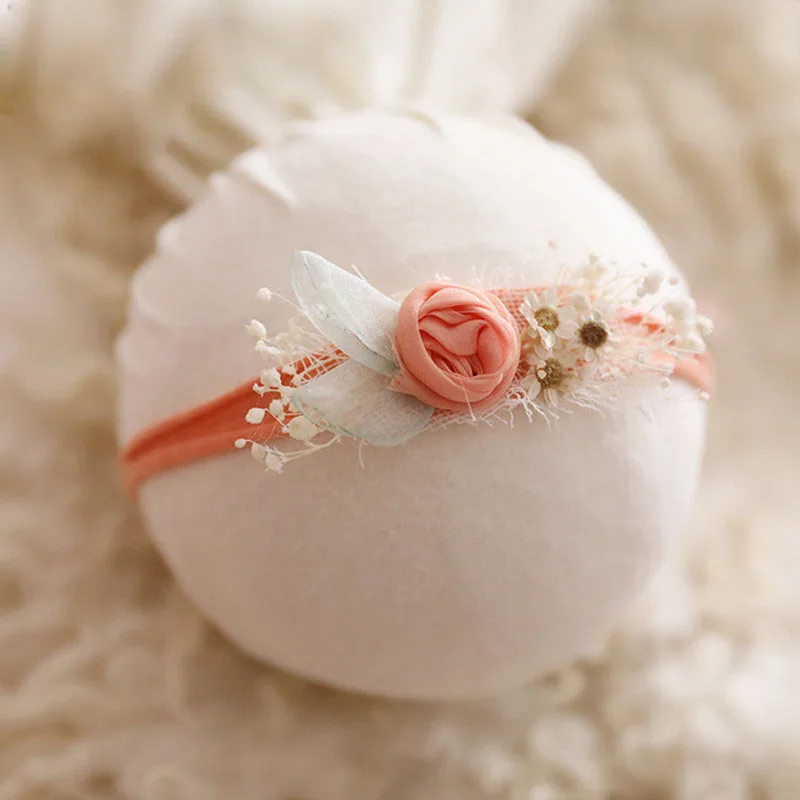 2019 реквизит для фотосъемки новорожденных Детские волосы малышей с цветочным
