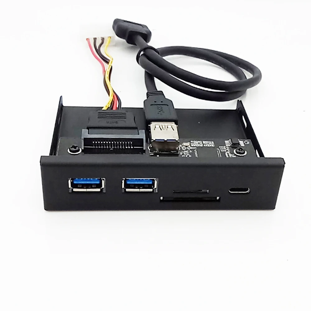 33S50 RTK 3 в 1 кардридер USB 0 Передняя панель медиа система Type C двойной порт