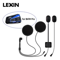 motorcycle walkie talkie brand lexin lx b4fm pro bluetooth helmet walkie talkie headset type c connector headphone accessories