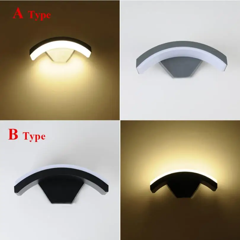 Светодиодная настенная лампа с пассивным ик датчиком движения уличный