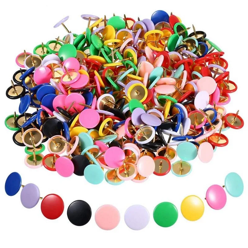 HKYSHP Creative cute color 300 pcs/set 10 grid plastic pushpin combination message board school office supplies | Канцтовары для
