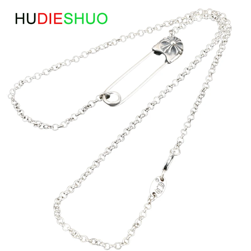 Хорошее ювелирное изделие 925 пробы Серебряное ожерелье для мужчин/женщин 40 см и 45