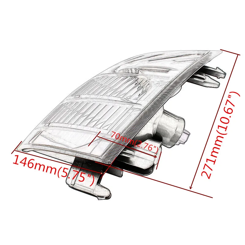 Передние и угловые противотуманные фары прозрачный корпус 26175-EQ600 26170-EQ600 для Nissan