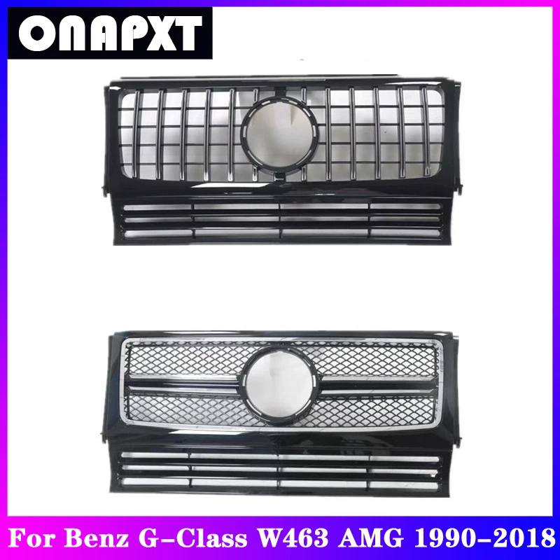 

Car For Benz G-Class W463 Hood Bumper AMG GT Front Grill Car Styling Middle Grille Bumper Grille Vertical Bar G63 G500 G55 G350d