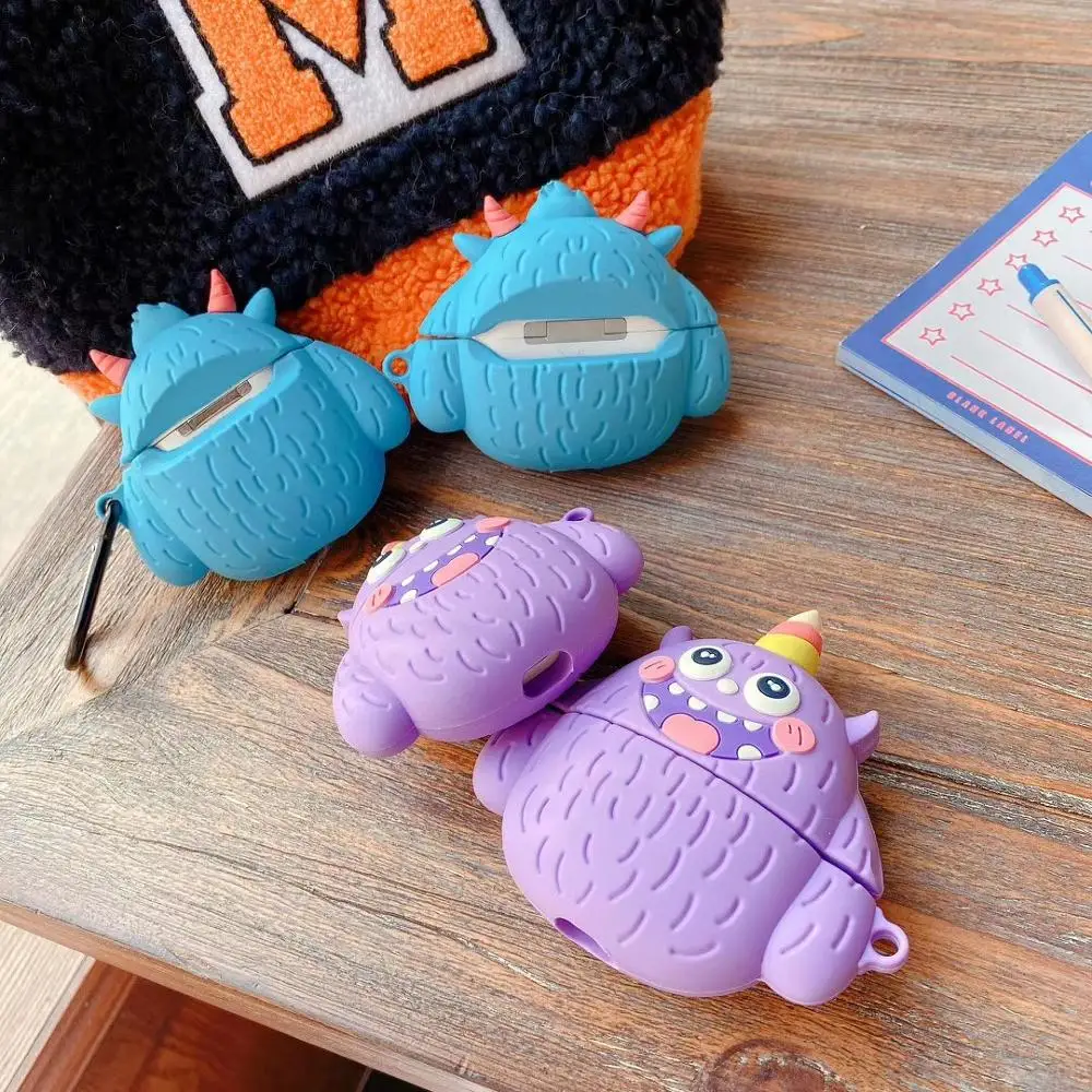 

Cute Earphone Case For Airpods pro Case Silicone Case For Apple Airpods2 1Funny Style Soft Protect Cover airpods 3 With Keychain