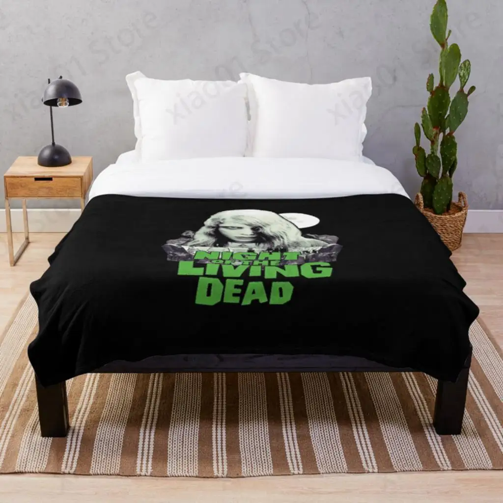 

Night of the Living Dead Throw Blanket Sherpa Bedspread Blanket Picnic soft Blankets