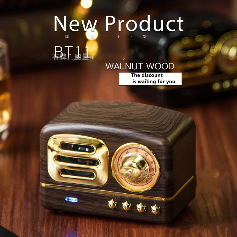 

New mini wireless Bluetooth card radio smart speaker portable outdoor audio