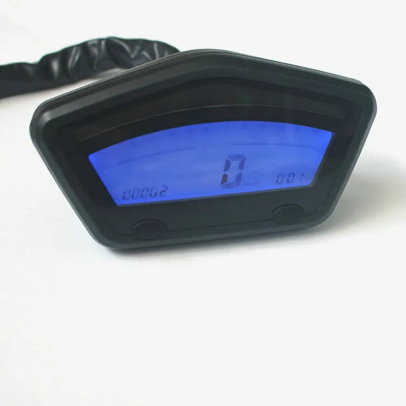 Универсальный тахометр с ЖК-дисплеем спидометр одометр для мотоцикла скутера