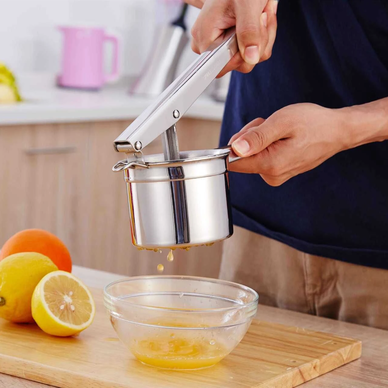 Соковыжималка из нержавеющей стали ручной соковыжималка для овощей фруктов