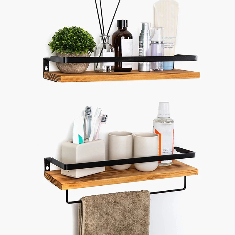 

Antique Floating Wall Shelves Floating Wall Shelves Wooden Floating Shelves-Kitchen, Bathroom and Bedroom Decorative Storage-Set