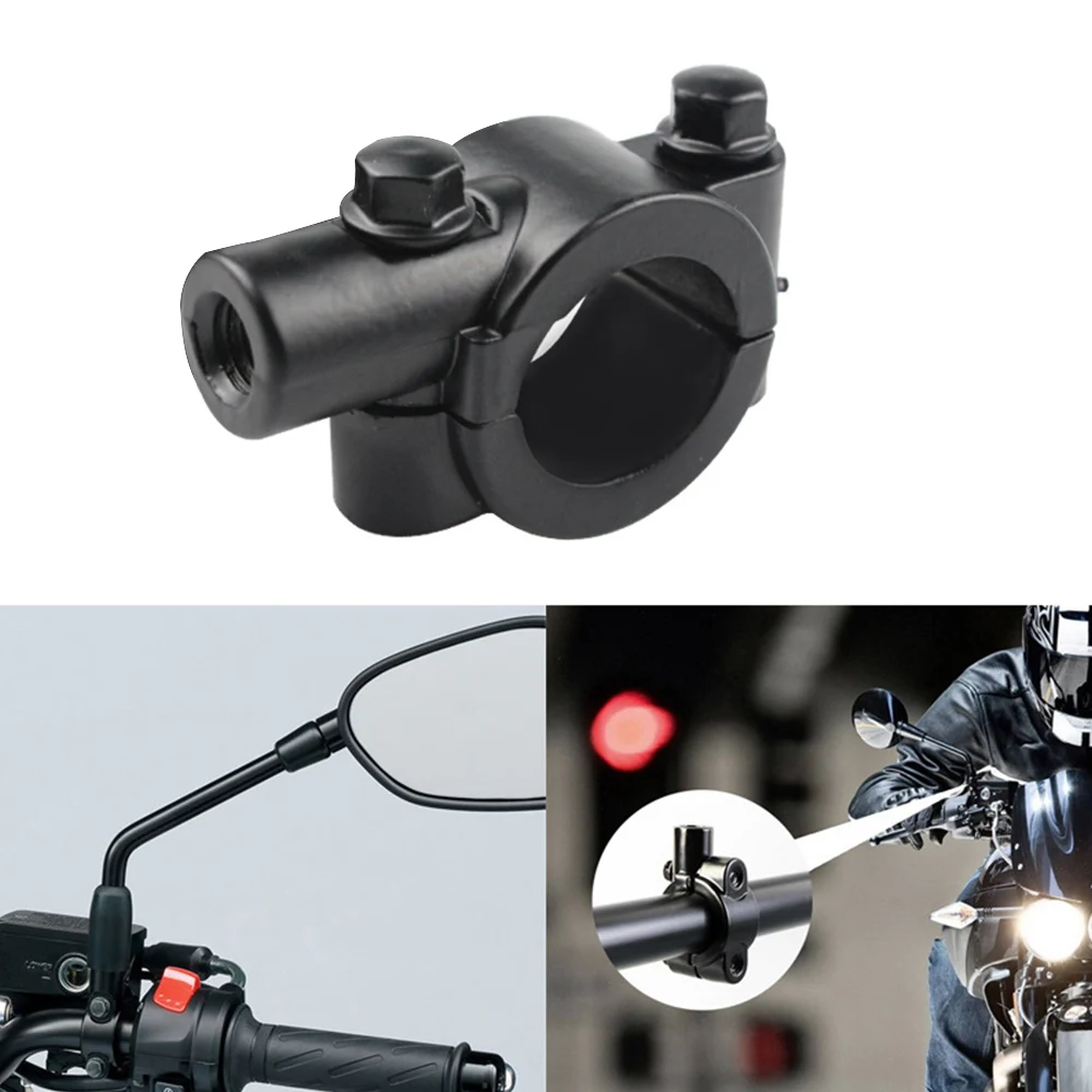 

Mount Brackets Clamps Mirror Mount Clamp Rear View Mirror Holder Motorcycle Bike Handlebar Mirror Adaptor Holder 1pc 8mm 10mm