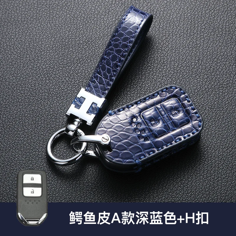 

Crocodile skin Leather Car Key Cover Case For Honda Civic Accord Levin Breeze Avancier XRV URV,Key Case For Car