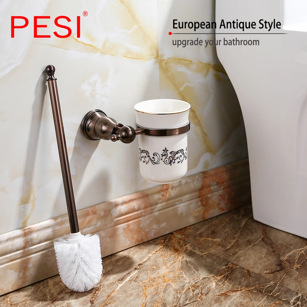 Античный бронзовый набор аксессуаров для ванной комнаты держатель полотенец