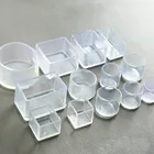 Силиконовые чехлы для ножек стула, прозрачные квадратные Чехлы для ножек стола, защитные накладки, мебельная труба, заглушки для отверстий, домашний декор, 4 шт.компл.